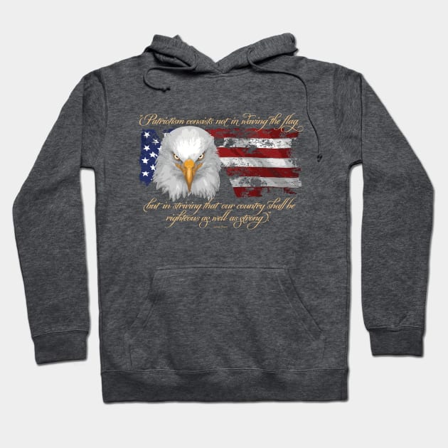 Righteous Patriotism Hoodie by eBrushDesign